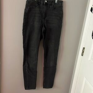 H&M high waisted black jeans